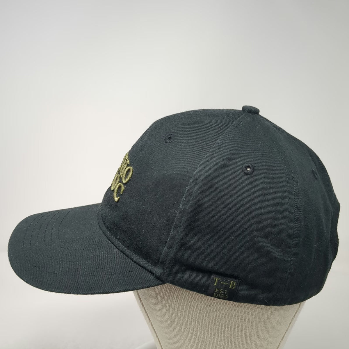 Techo-Bloc Snapback Hat Black One Size 100% Cotton Hardscape Masonry Logo Cap