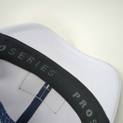 PGA Tour Trucker Hat White Blue One Size Mesh Snapback Golf Patch Pro Series