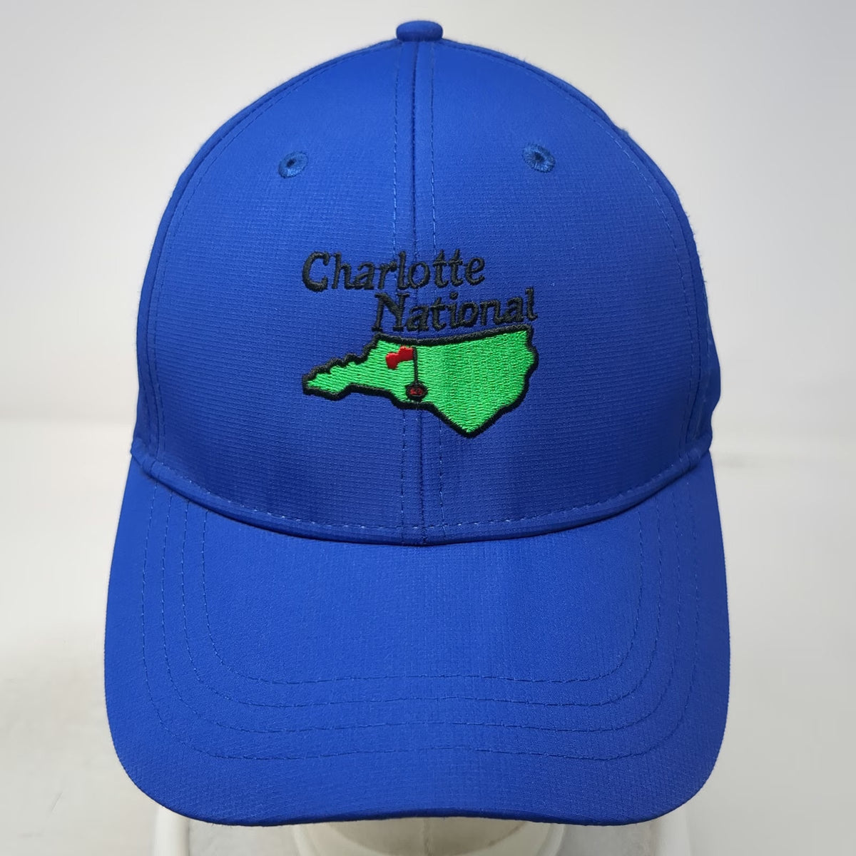 American Dry Goods Baseball Cap Blue One Size Charlotte National Golf Club Hat