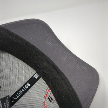 Garner Fitted Trucker Hat Gray M/L Lightweight Embroidered 39Thirty New Era