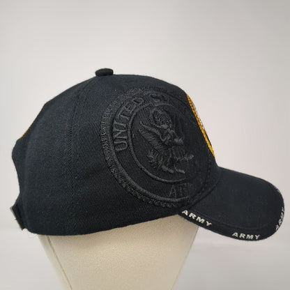K&G Unlimited US Army Seal Black Baseball Cap One Size Embroidered Strapback Hat