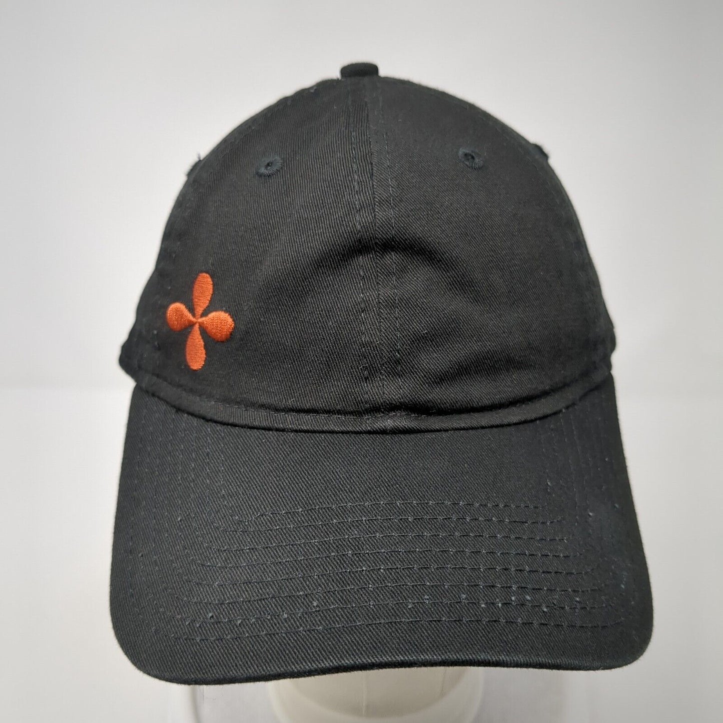 New Era Slideback Hat Black One Size Adjustable Embroidered 9Twenty 6 Panel