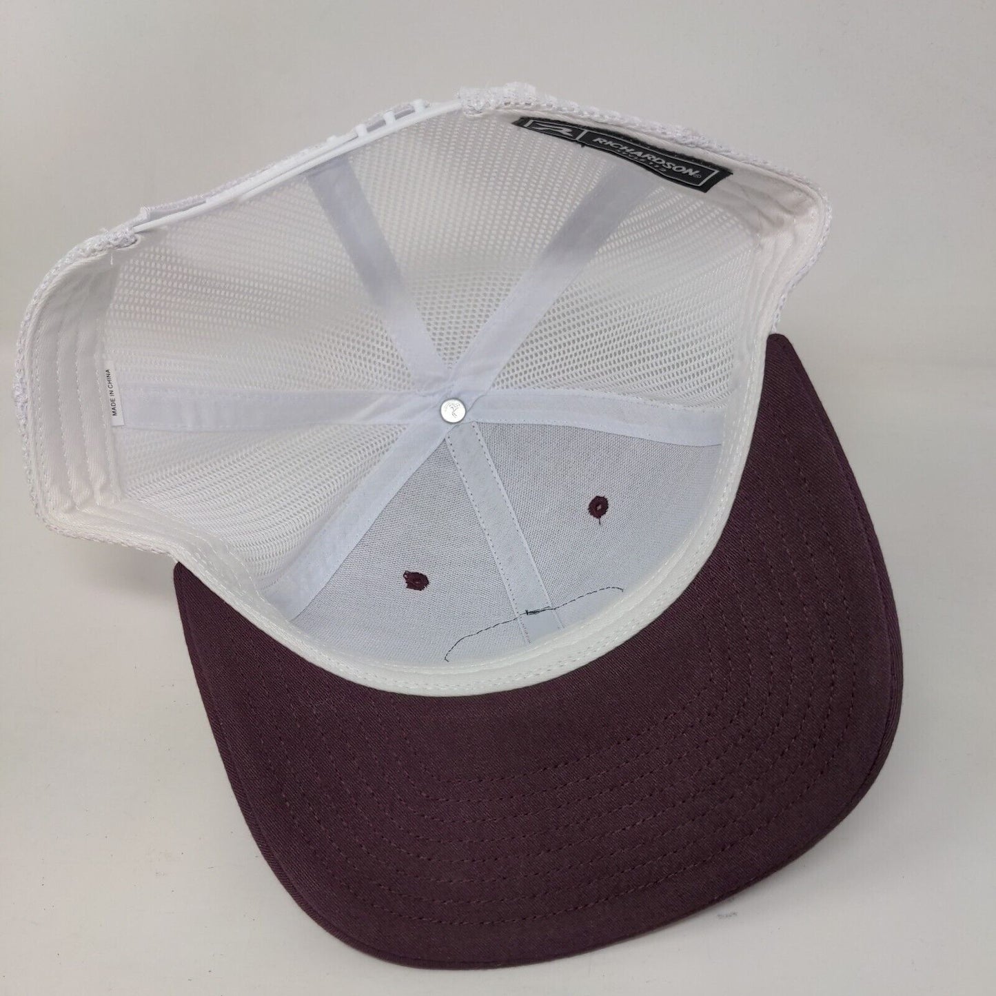 MJP Grider Peterson Real Estate Team Snapback Trucker Hat Red OS Richardson