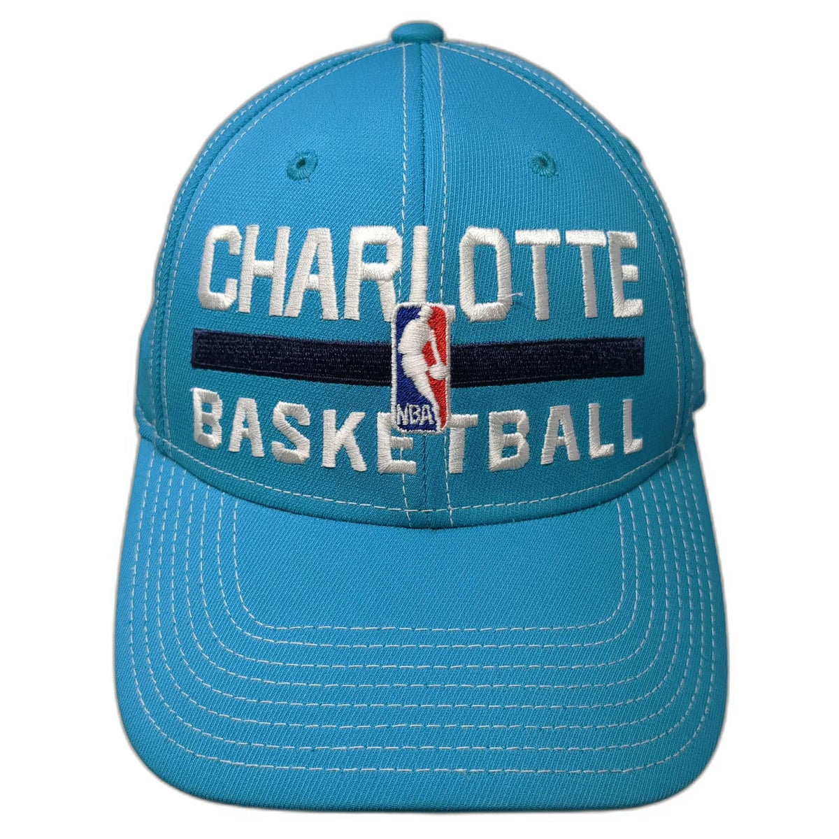 Adidas Charlotte Hornets NBA Blue White One Size Cap Strapback Underbill Hat