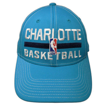 Adidas Charlotte Hornets NBA Blue White One Size Cap Strapback Underbill Hat