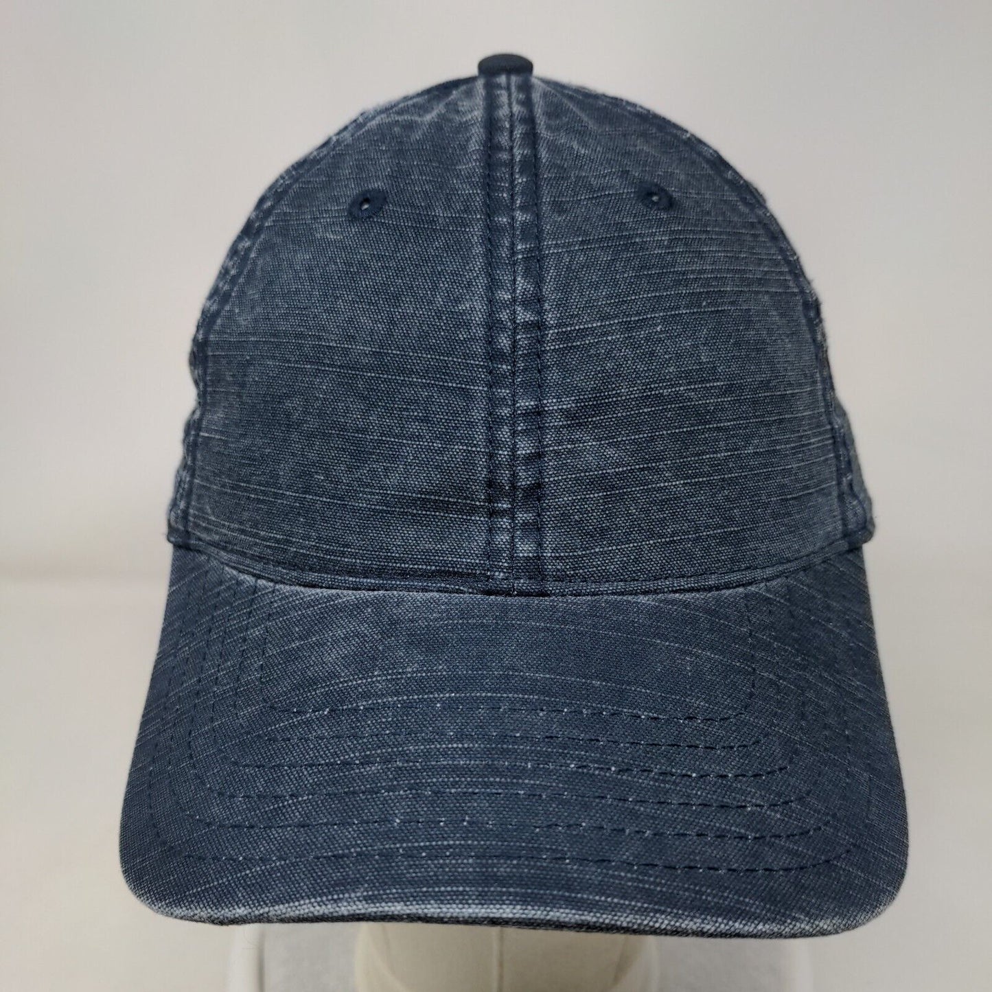 George Slideback Hat Blue One Size Adjustable Vented Holes 6 Panel Blank