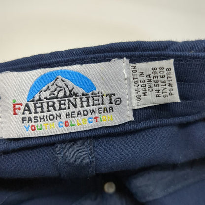 Fahrenheit Baseball Cap Blue One Size Grand Rapids MI Michigan Map Cotton Hat