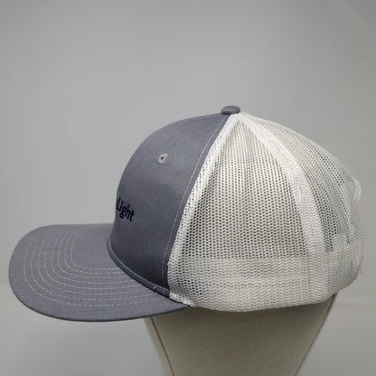 Port Authority Trucker Hat Gray One Size Mesh Snapback Mercy Hospital Logo Hat