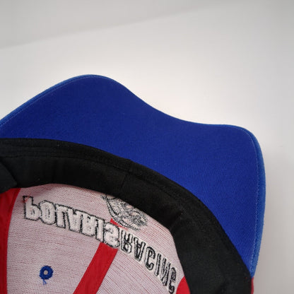 Polaris Racing Fitted Hat Red One Size Embroidered Outdoor 6 Panel