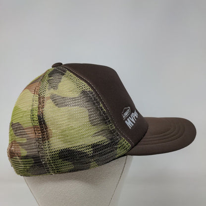 Lowe's MVPs Snapback Mesh Back Trucker Hat Camo One Size Embroidered