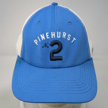 '47 Pinehurst No 2 Golf Baseball Cap Blue White One Size Stretch Fit Mesh hat