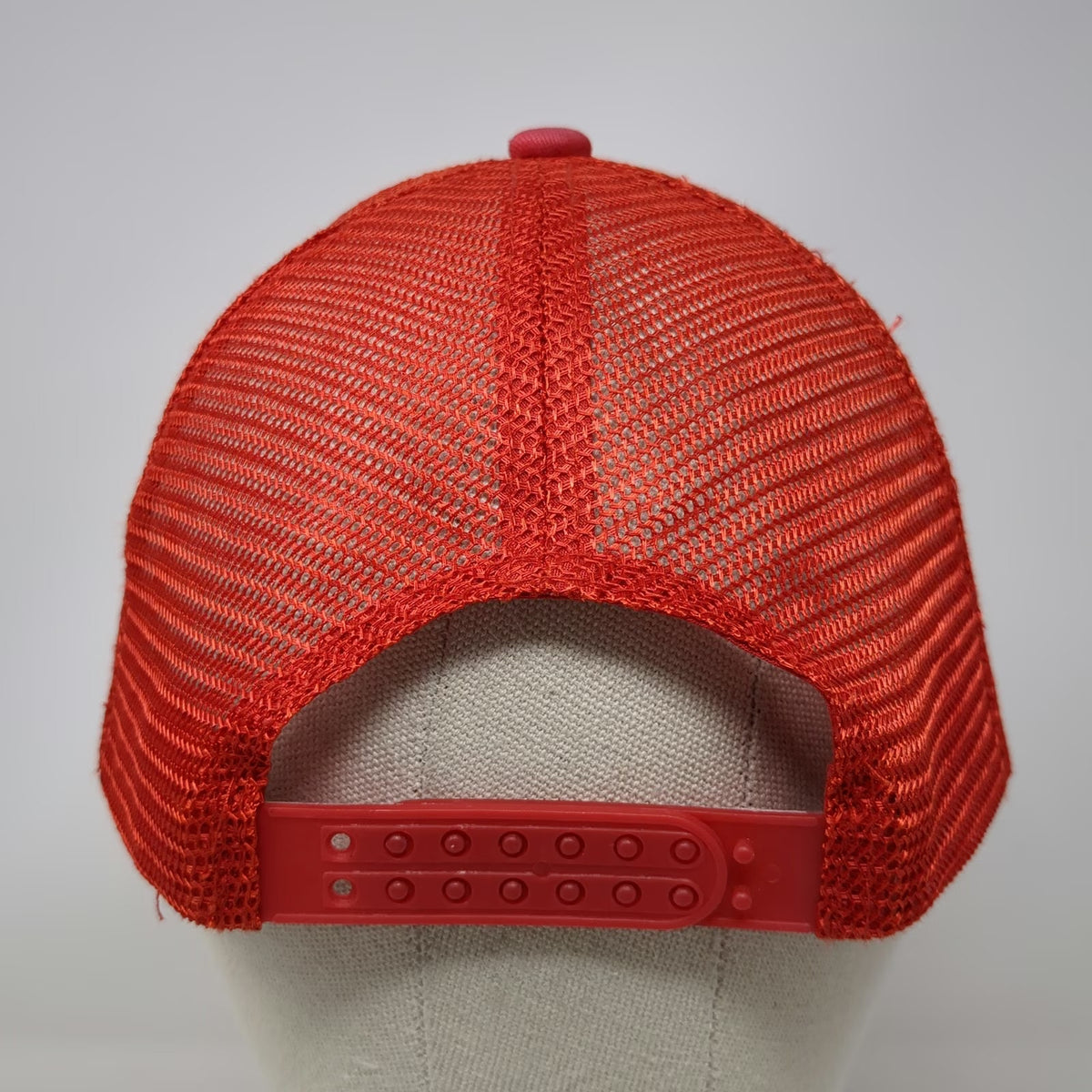 Bubba Gump Shrimp Co Red One Size Trucker Hat Mesh Snapback Movie Logo Forrest