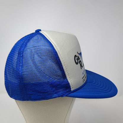 Nissin Trucker Hat Blue One Size Snapback Mesh Back G&R Ag Products Spraying