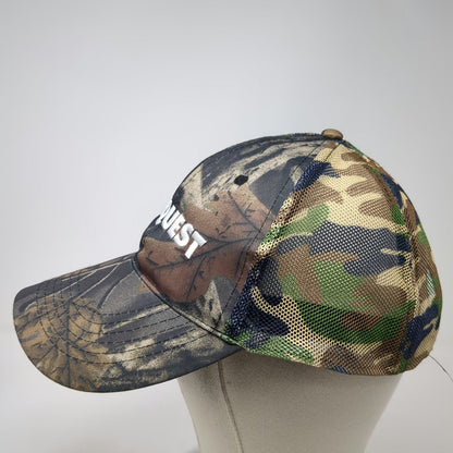 Carquest Trucker Hat Brown One Size Camo Mesh Back Snapback Auto Parts Logo