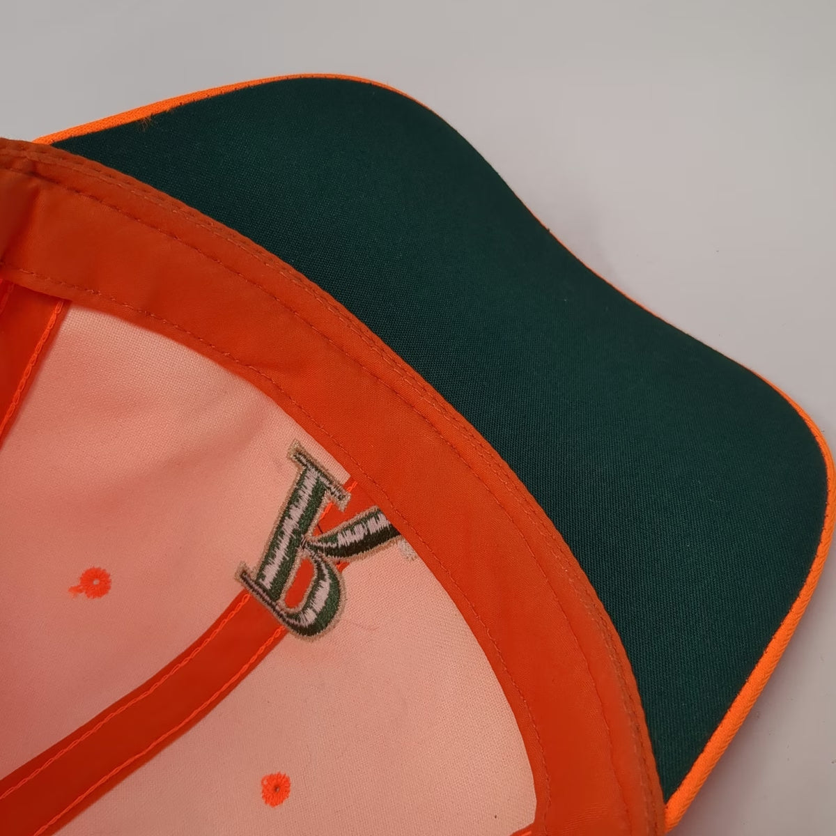 Remington Baseball Cap Orange One Size Idaho Elk Camp 2004 Hunting Safety Hat