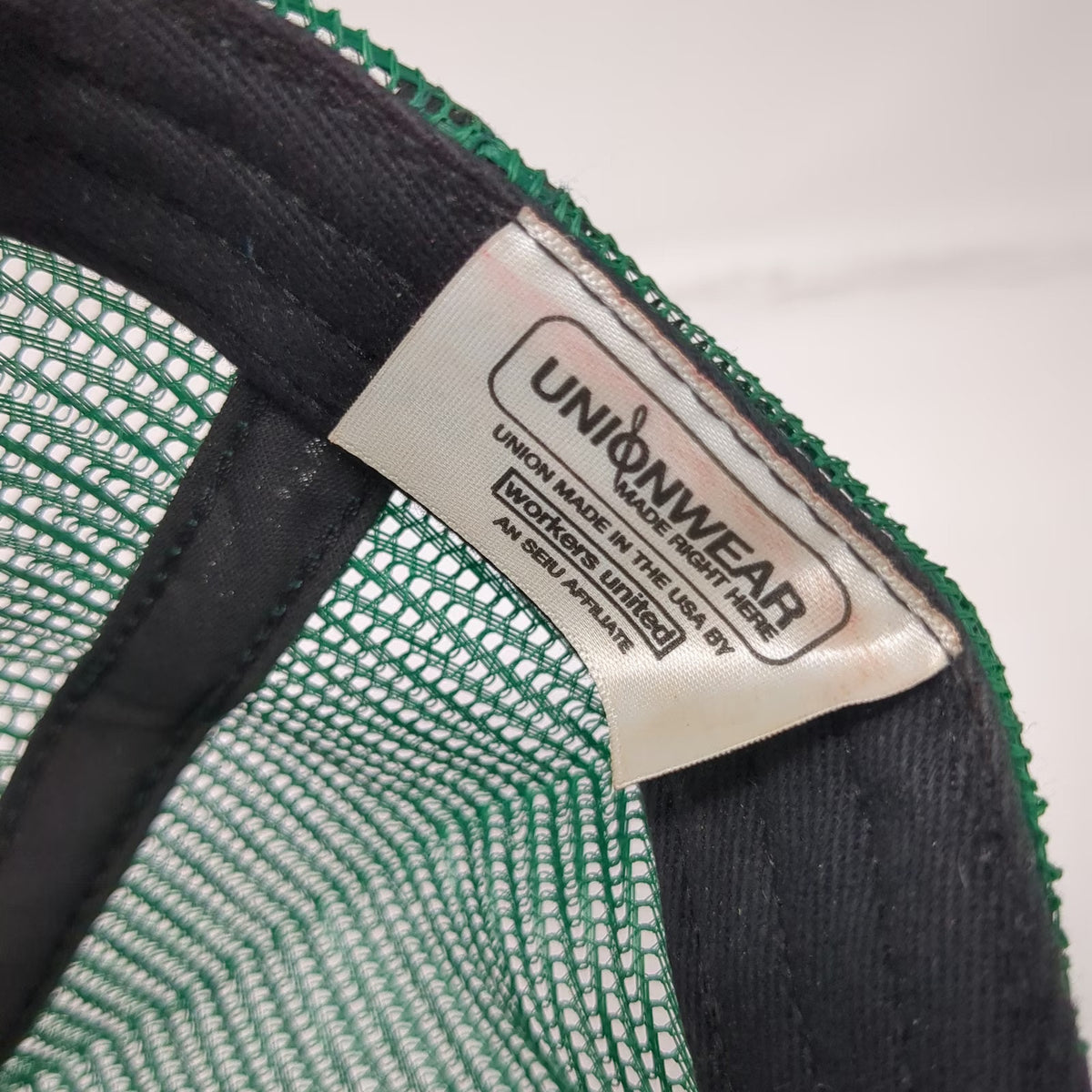 Unionwear Trucker Hat Green One Size Pioneer Corteva Agriscience Mesh Snapback