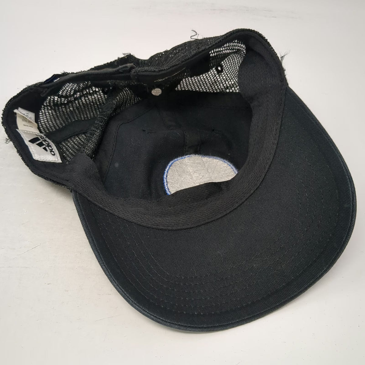 Adidas Baseball Cap Black One Size Boston Marathon 2015 BAA Logo Mesh Back Hat