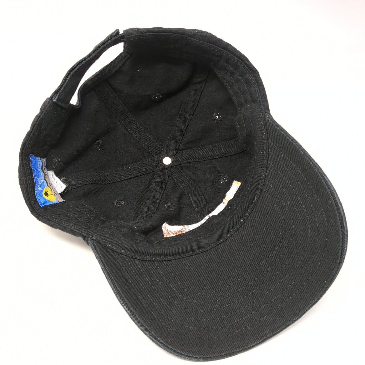 Zoo Boise Strapback Hat Black OSFA Solid Embroidered Royal Resortwear