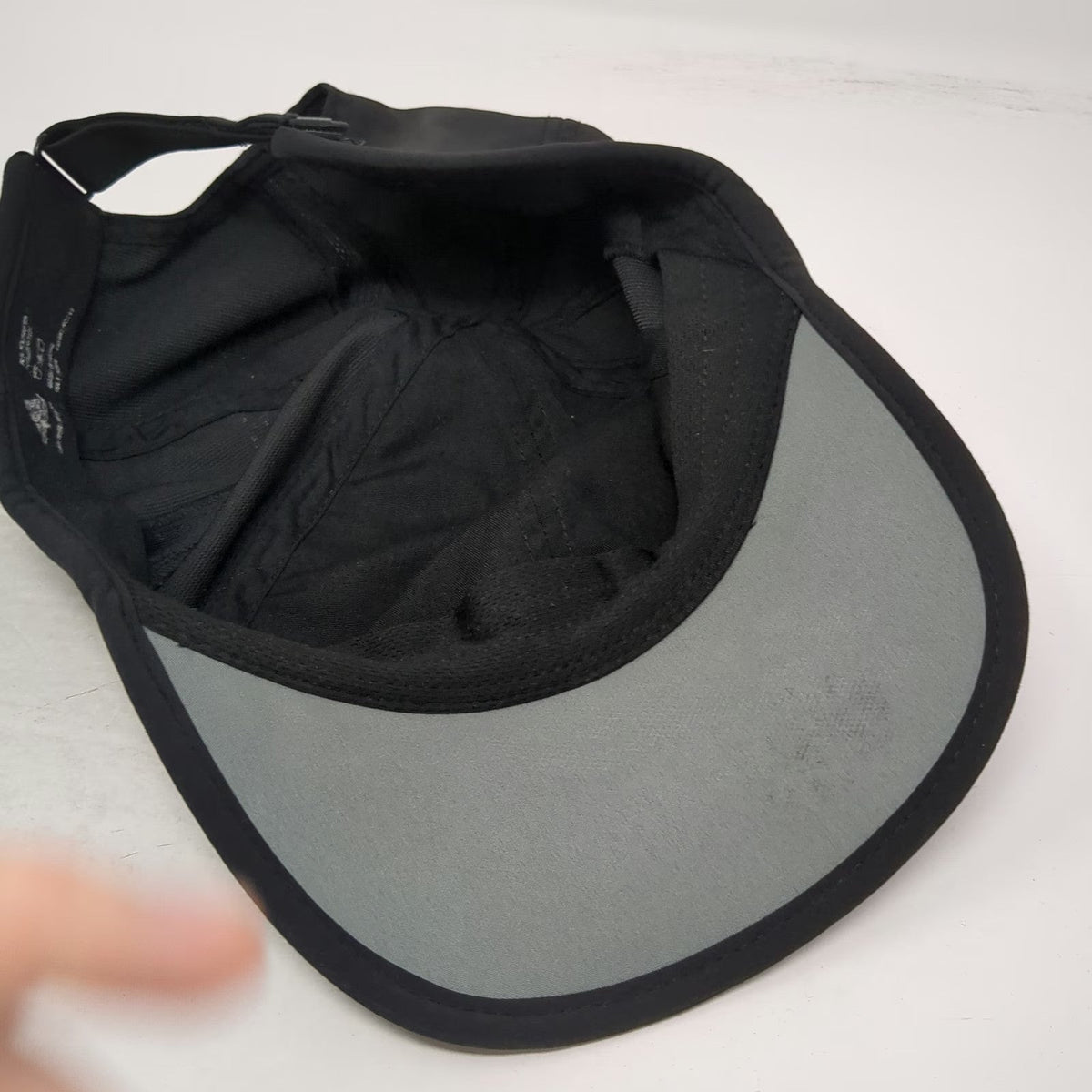adidas Baseball Cap Black One Size adizero Performance Mesh Strapback Gray Hat