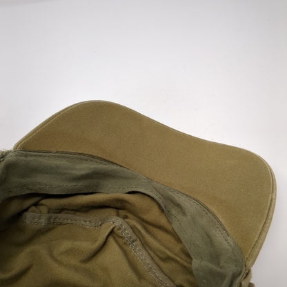 Unbranded Cadet Army Cap Brown One Size Stretch Lightweight Blank Cotton