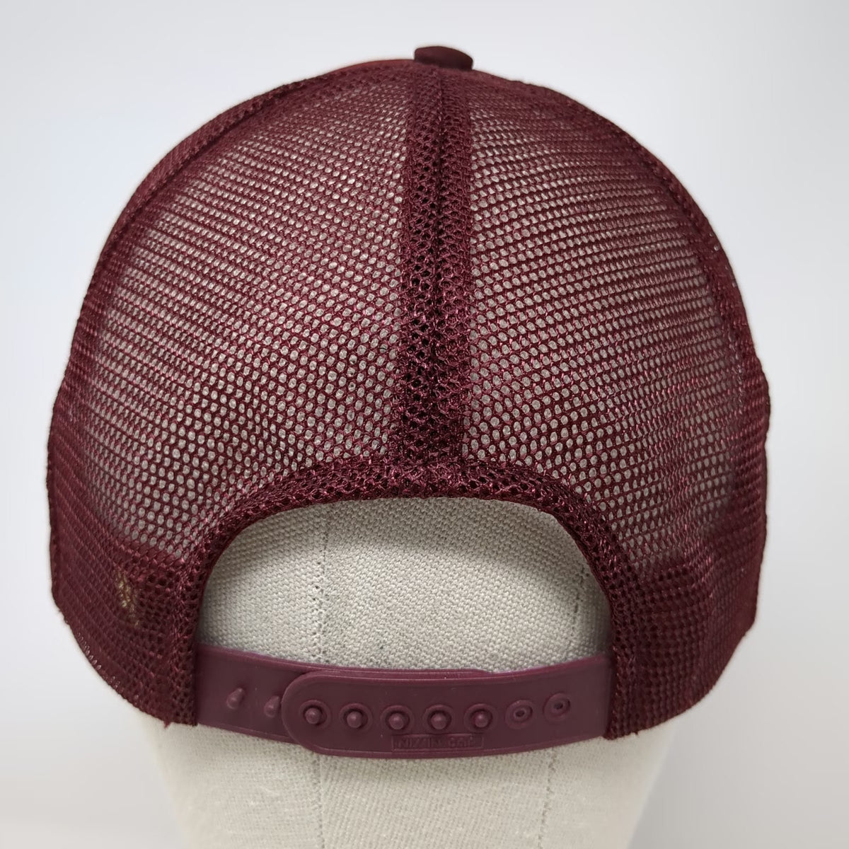 Nissin Trucker Hat Red One Size Regio Clay Products Alamo Texas Snapback Mesh