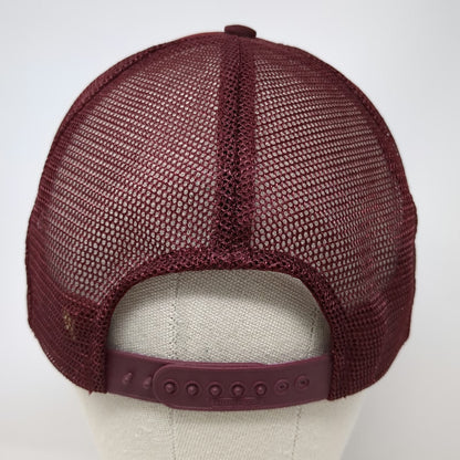 Nissin Trucker Hat Red One Size Regio Clay Products Alamo Texas Snapback Mesh