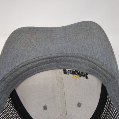 Simplot Animal Sciences Snapback Trucker Hat Gray One Size Mesh Back