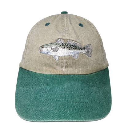 Fish Strapback Hat Multi One Size Embroidered Colorblock Outdoor 6 Panel