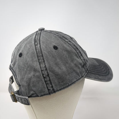 Harry Potter Baseball Cap Gray One Size Floral Deathly Hallows Washed Cotton Hat