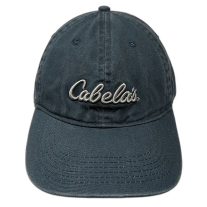 Cabela's Baseball Cap Blue One Size Embroidered Logo Strapback Cotton Hat