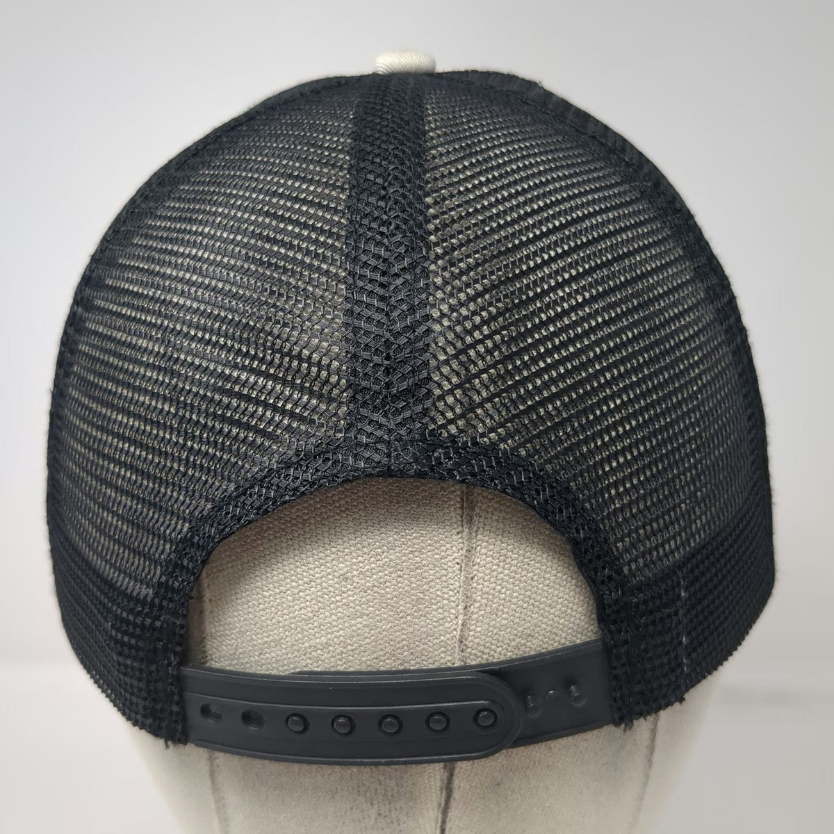 Headwear USA Trucker Hat Black White One Size Sinners Brass Knuckles Mesh Back