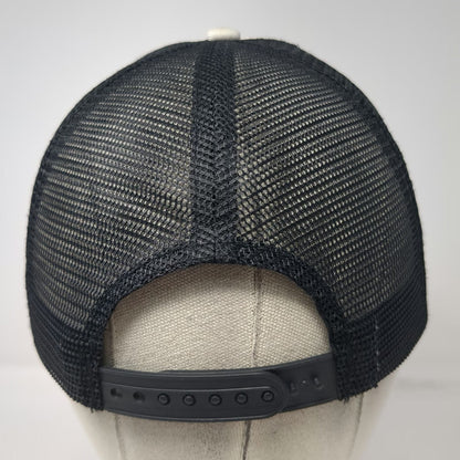 Headwear USA Trucker Hat Black White One Size Sinners Brass Knuckles Mesh Back