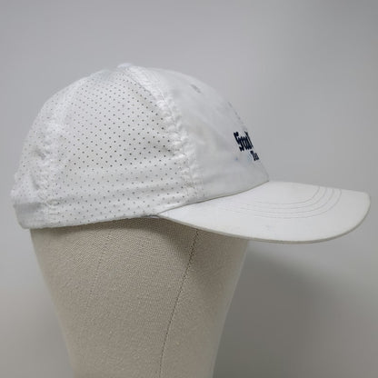 Port Authority Baseball Cap White One Size Mesh Strapback Sun Valley Tennis Hat