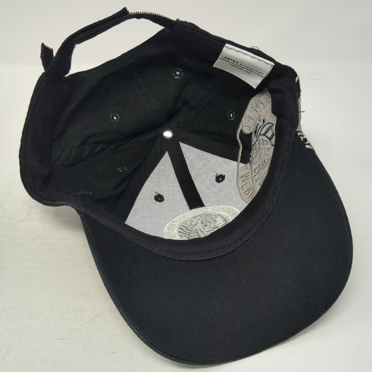JPD Enterprises Baseball Cap Black One Size Disabled American Veterans Logo Hat