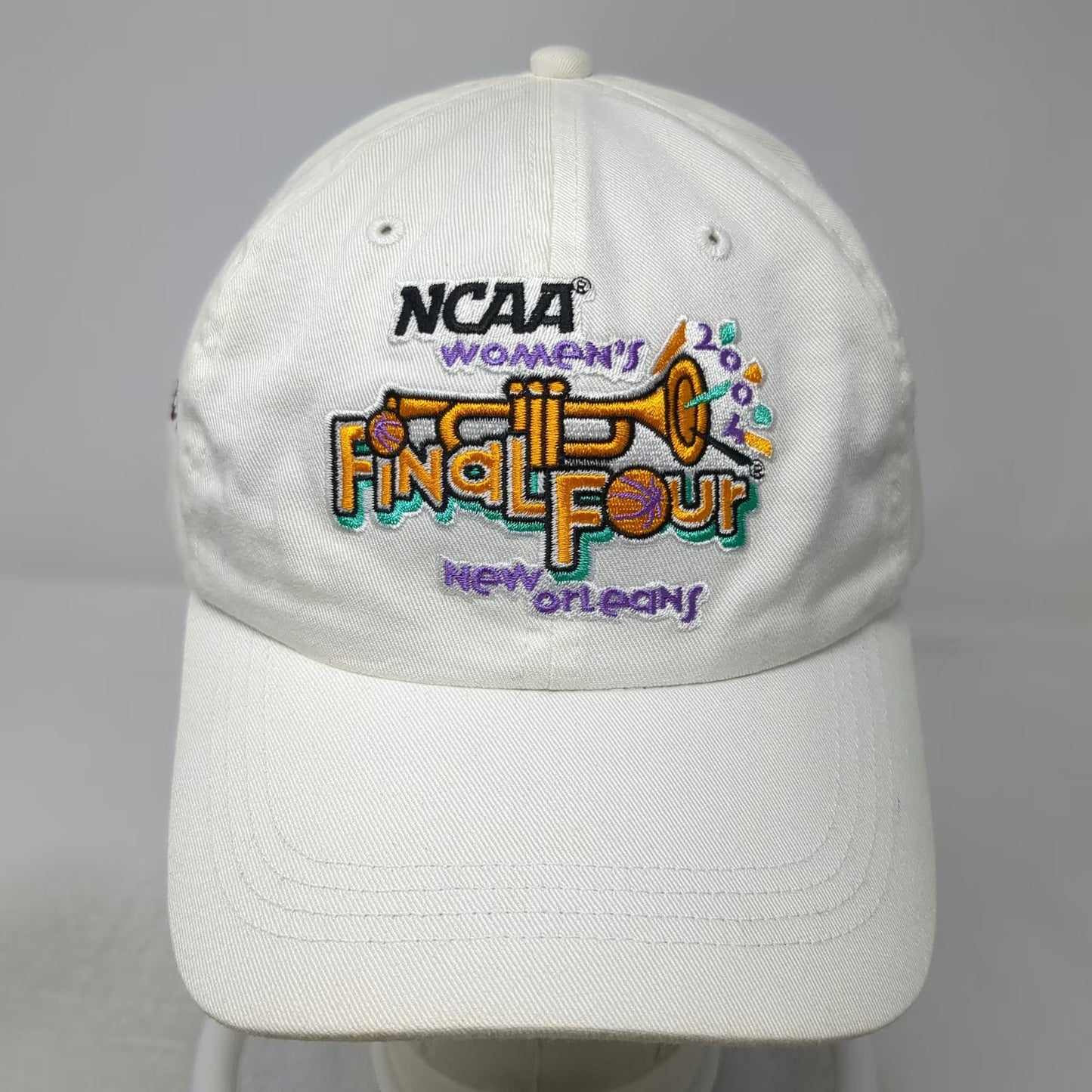 Gear For Sports Baseball Cap White 2004 NCAA Womens Final Four Hat Vintage