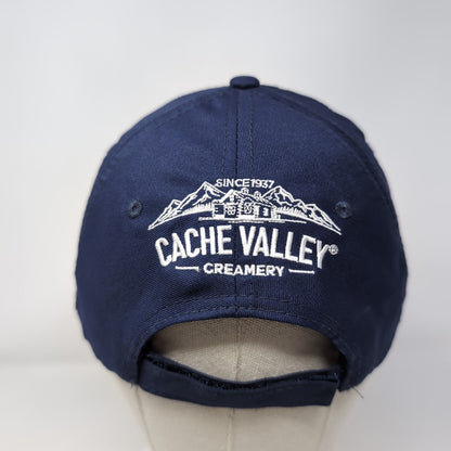 SRL Cache Valley Creamery Strapback Hat Blue OS Adjustable Embroidered Hit Wear