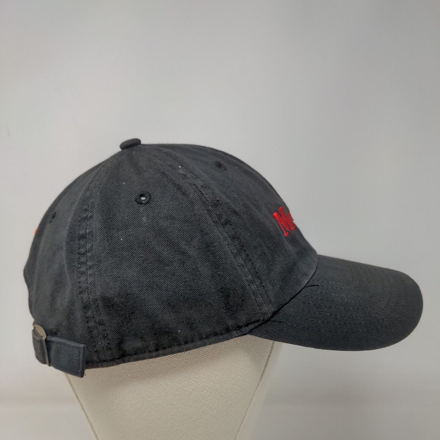 '47 Brand Men's Slideback Hat Black Size OS Embroidered Moosejaw Logo Cotton