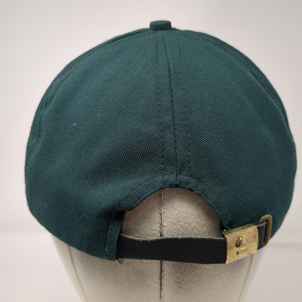 Imperial Baseball Cap Green One Size Suede Brim Leather Strap McCall Idaho Hat