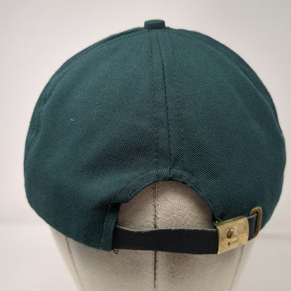 Imperial Baseball Cap Green One Size Suede Brim Leather Strap McCall Idaho Hat