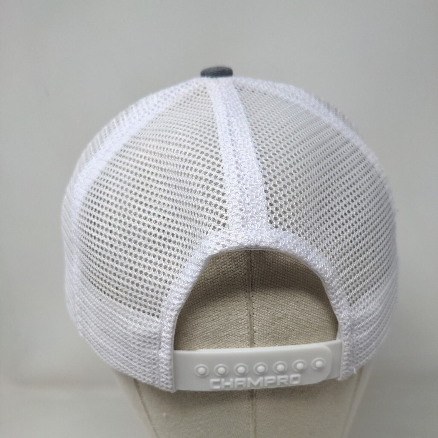 Wilcox Snapback Trucker Hat Gray One Size HCS Adjustable Mesh Back Champro