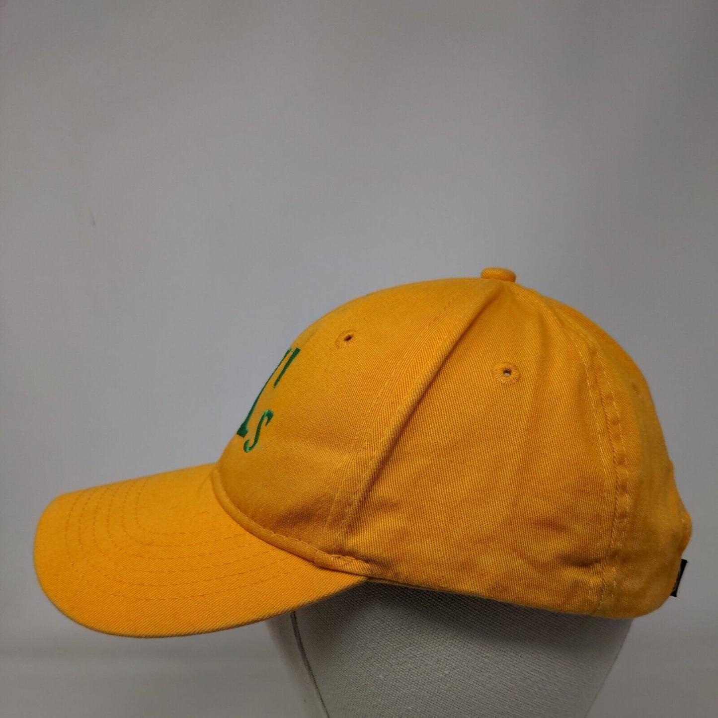 A's Strapback Hat Orangish-Yellow Large/XL Embroidered Rawlings