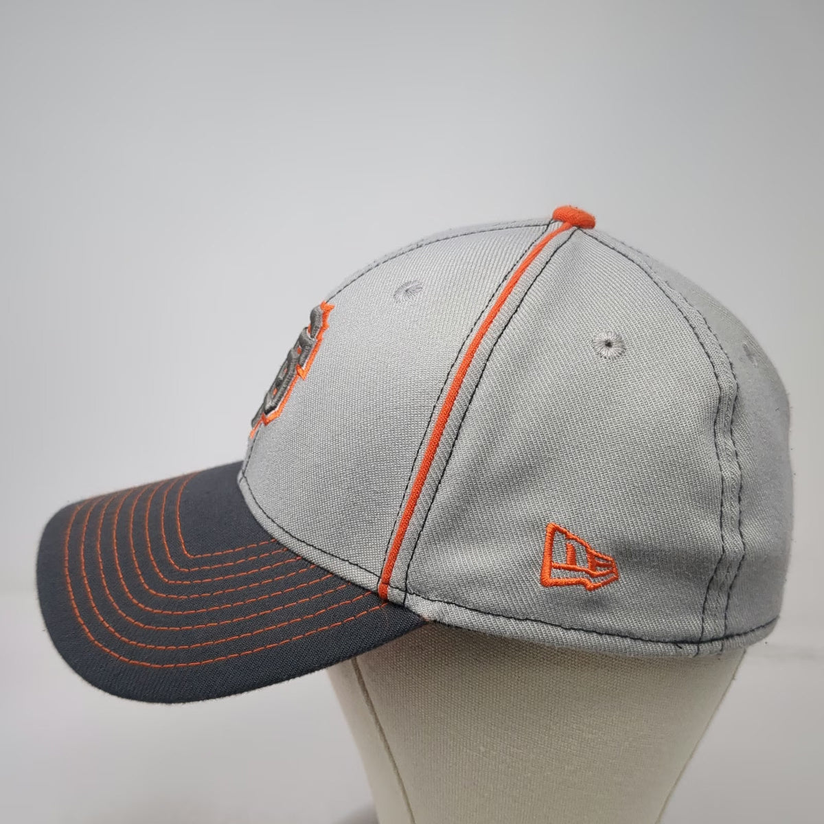 New Era MLB San Francisco Giants Baseball Cap Gray M 39THIRTY Stretch Fit Hat