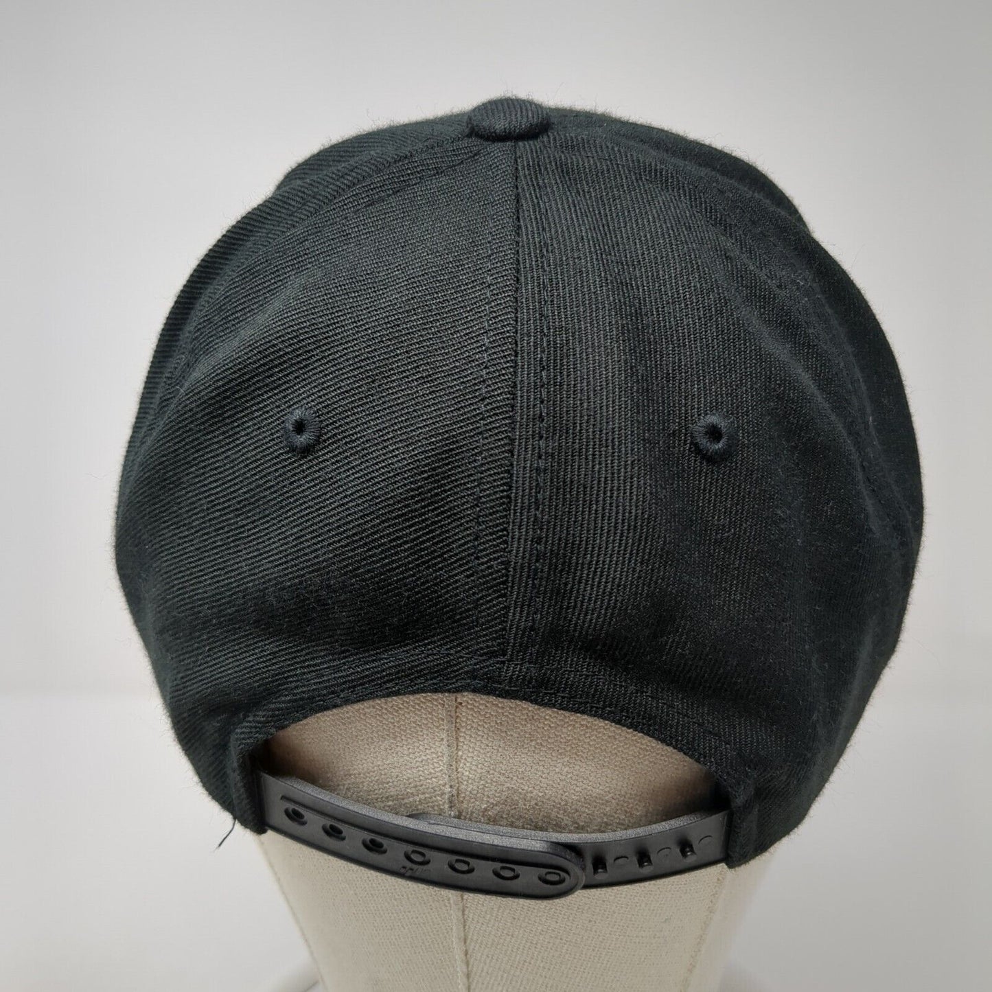 Persado Snapback Hat Black One Size Adjustable Embroidered Yupoong