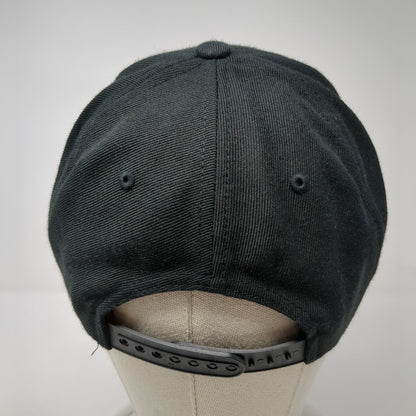 Persado Snapback Hat Black One Size Adjustable Embroidered Yupoong