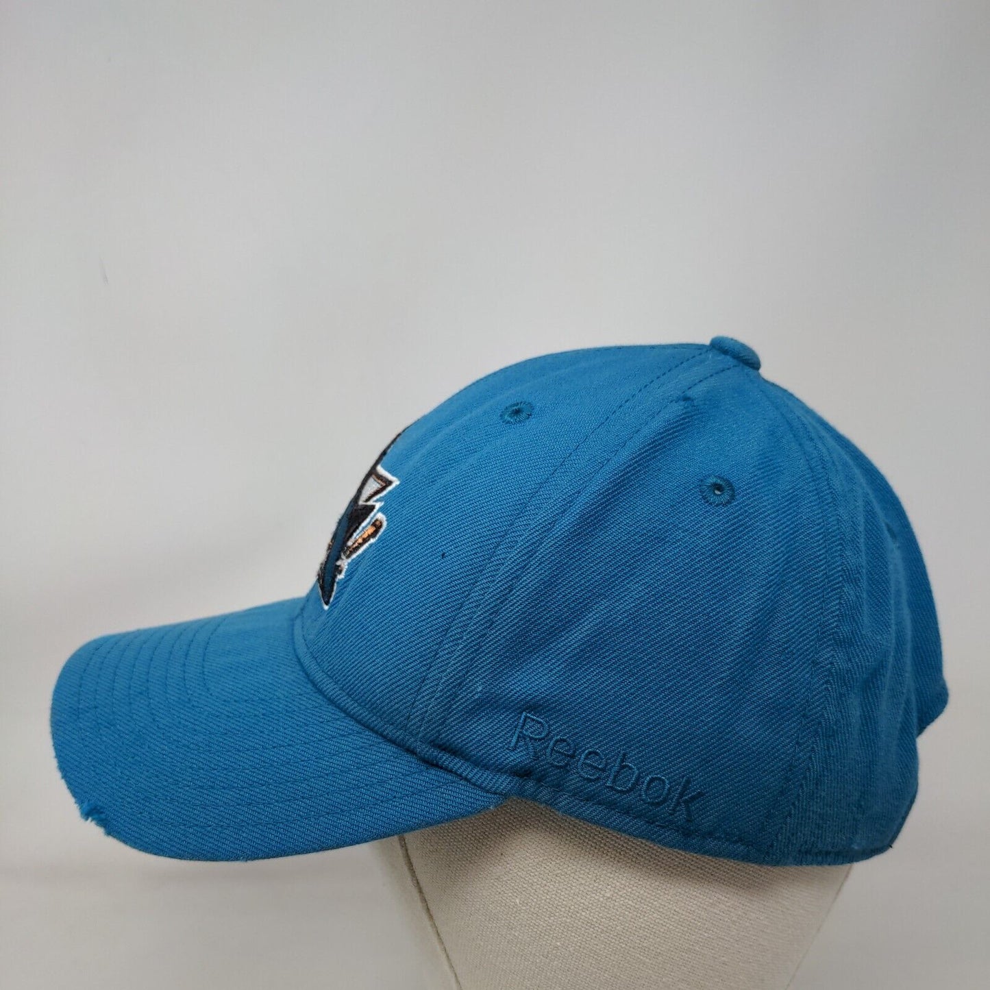 Reebok NHL Strapback Hat Blue OSFA San Jose Sharks Embroidered Logo