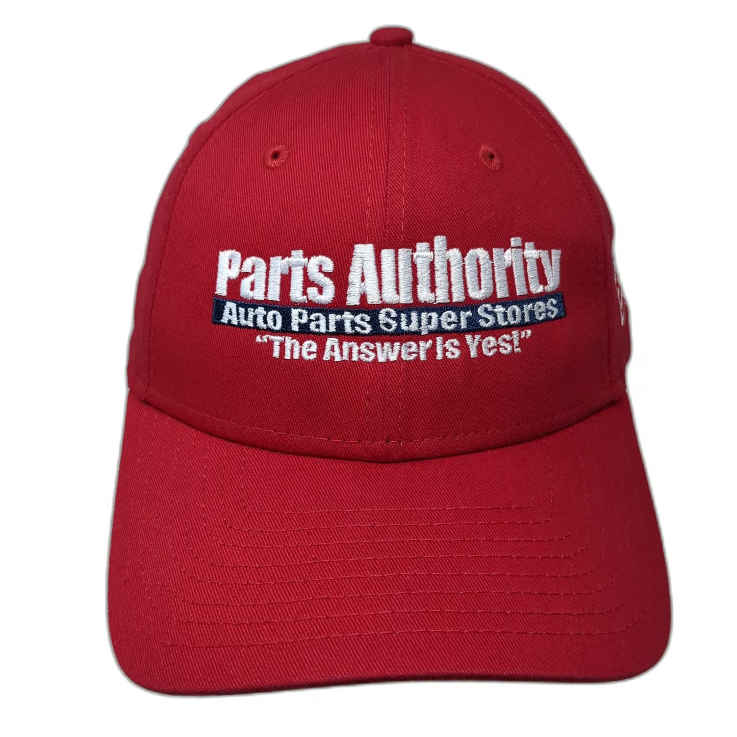 New Era Parts Authority Auto Parts Red Baseball Cap One Size Flag Hat Strapback
