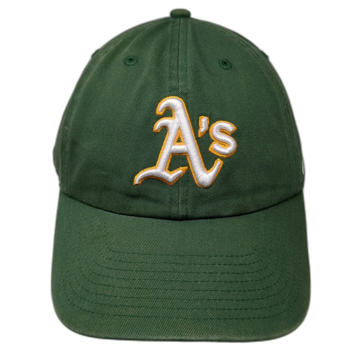 '47 MLB Oakland Athletics Baseball Cap Green One Size Slideback Cotton Logo Hat