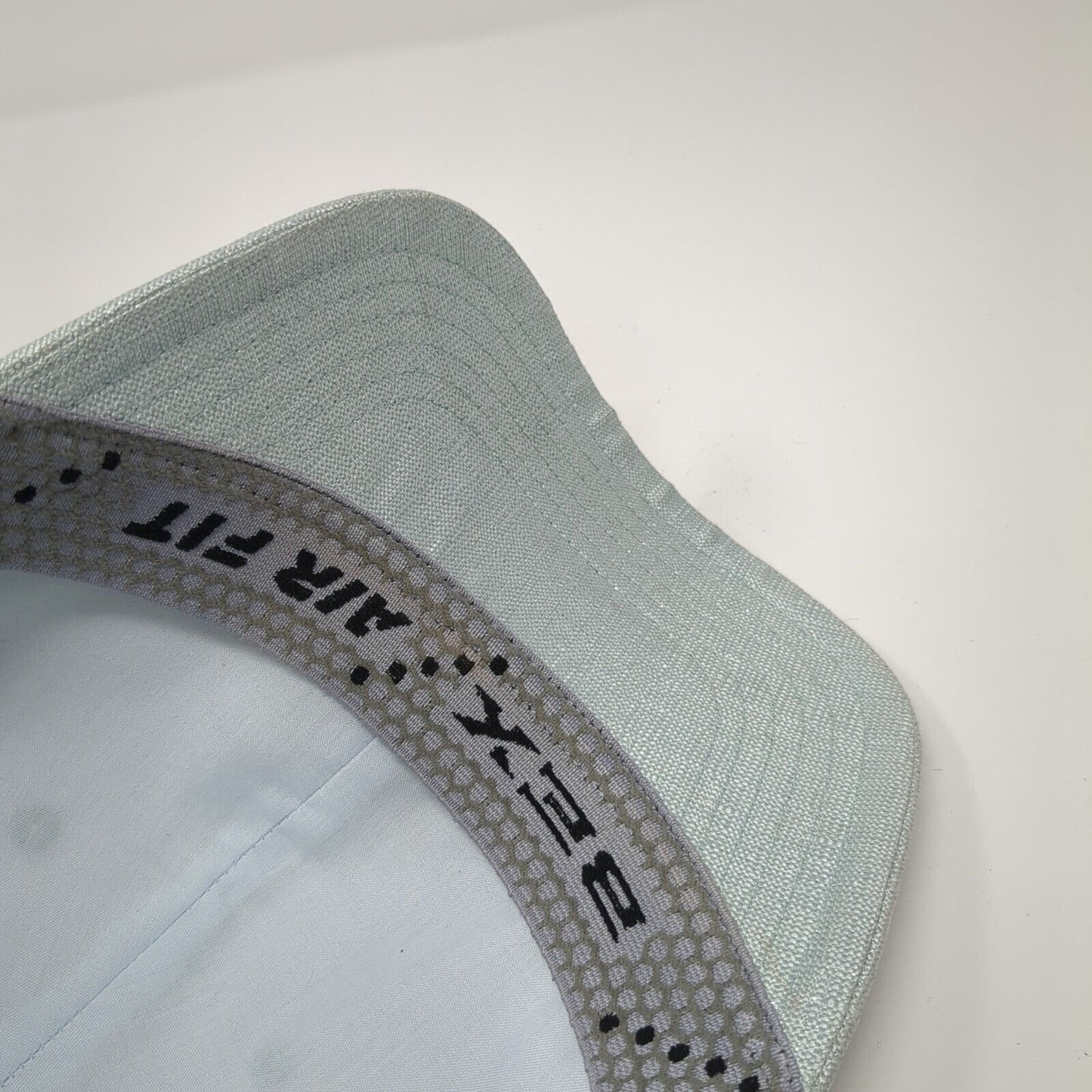 Bex Snapback Hat Blue One Size Adjustable Embroidered Vented Holes 6 Panel