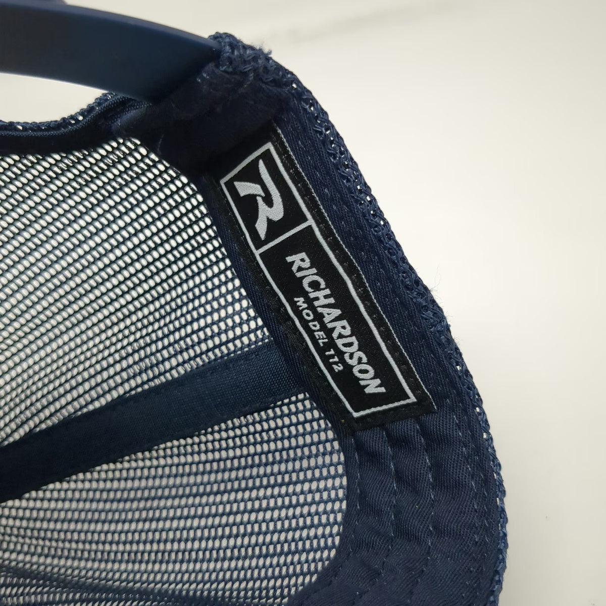 Richardson Trucker Hat Blue One Size AMRIZE Logo Mesh Snapback Model 112