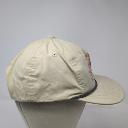 Emblem 5 Panel Beige One Size Hat Simmzy's California VW Bus Beach Eats Snapback
